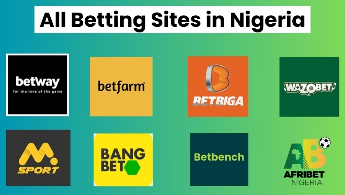 Exclusive List Of All Betting Sites In Nigeria For 2024