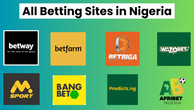 list of all betting sites in Nigeria